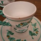 7-piece tea service porcelain C Bernard S Lucet