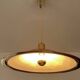 Large Scandinavian Pendant Light in Brass