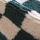 Tapis vert et blanc 250cmx150cm