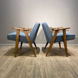 Paire de fauteuils 300 177, conçu par J. Chierowski, Dolnośląska Fabryka Mebli In świebodzice