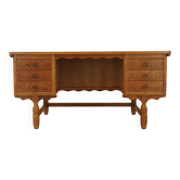Oak desk, Danish design, 1960s, designer: Henning Kjærnulf