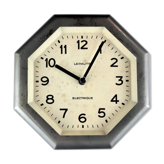 Old lepaute brand workshop clock 1940