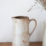 Old vintage stoneware pitcher