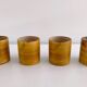 Set of 4 ceramic mugs signed Peyron