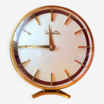 Vedette brass mechanical clock
