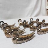 set of 12 duck/swan shaped table name or menu holders - Vintage
