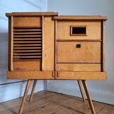 Vintage hi-fi furniture, bar, old console