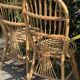 Paire de chaises en rotin