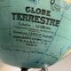 Vintage globe 1950 terrestrial wood Girard Barrère Forest - 38 cm
