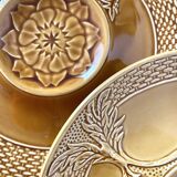 70s artichoke plates