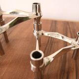 Set of three Nagel candlesticks from the 70s