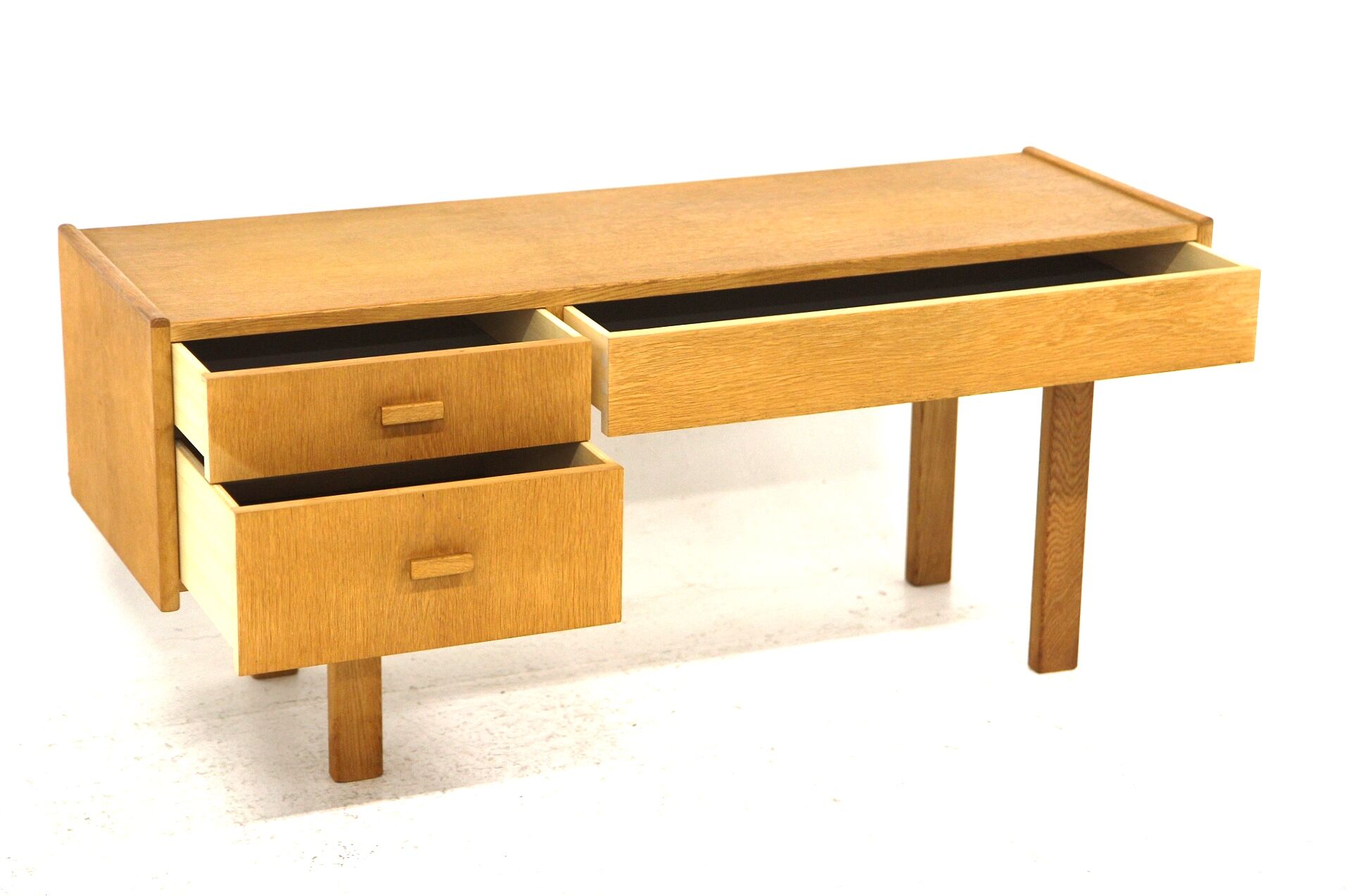 Low oak chest of drawers, Svensk Möbelindustri, Sweden, 1960