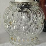 Pair of vintage bubble glass suspensions