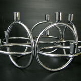 Candlestick space age chrome 1970