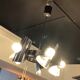 Chandelier UFO 5 branches spiral vintage 70s