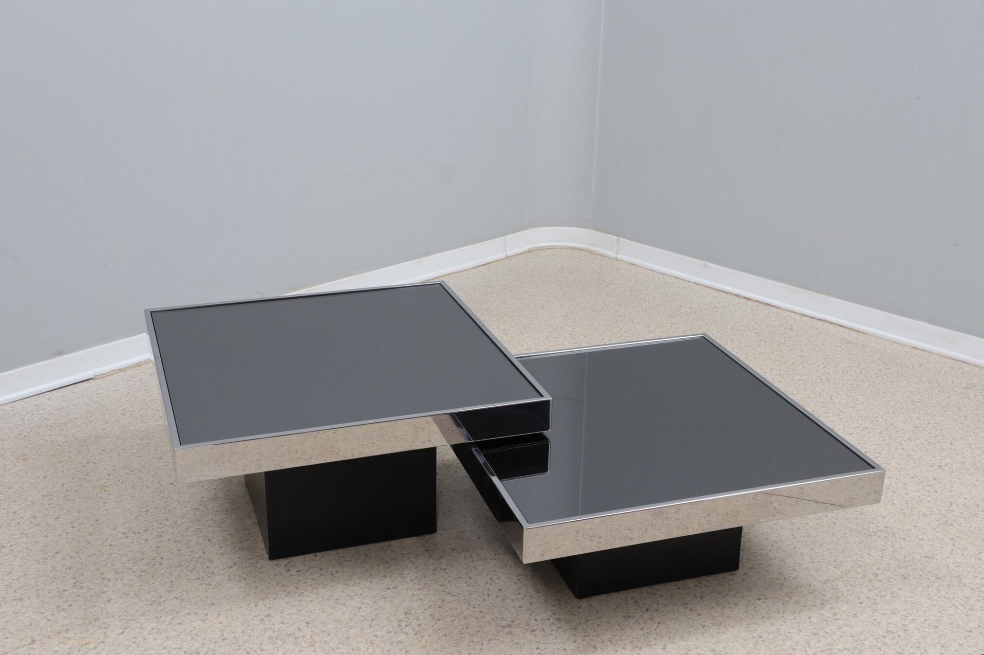 Cidue modular coffee table set 1970s