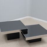 Cidue modular coffee table set 1970s