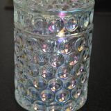 Molded-pressed glass jar/candy dish
