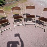 Set of 4 folding chairs