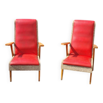 Fauteuil skaï
