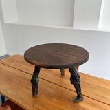 Brutalist wooden coffee table