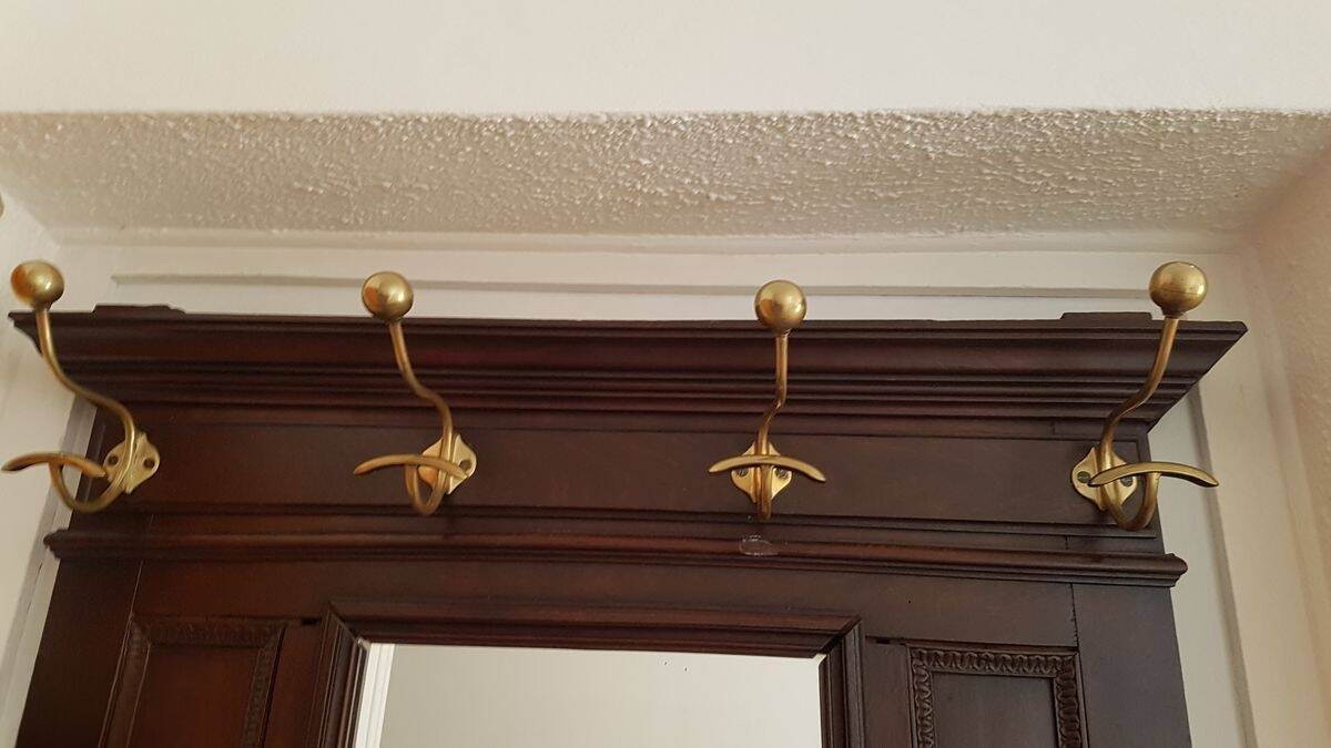 Old coat rack wardrobe