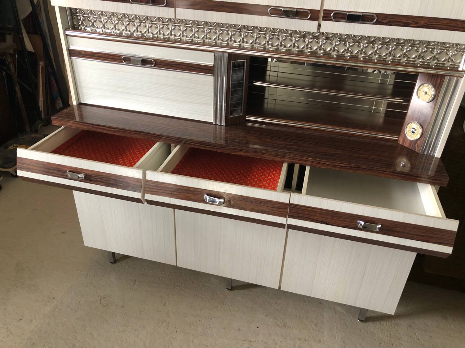 Formica kitchen bar cabinet