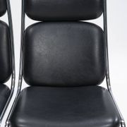 Paire de chaises cantilever en cuir par Mauser Werke Waldeck, Allemagne de l'Ouest, 19