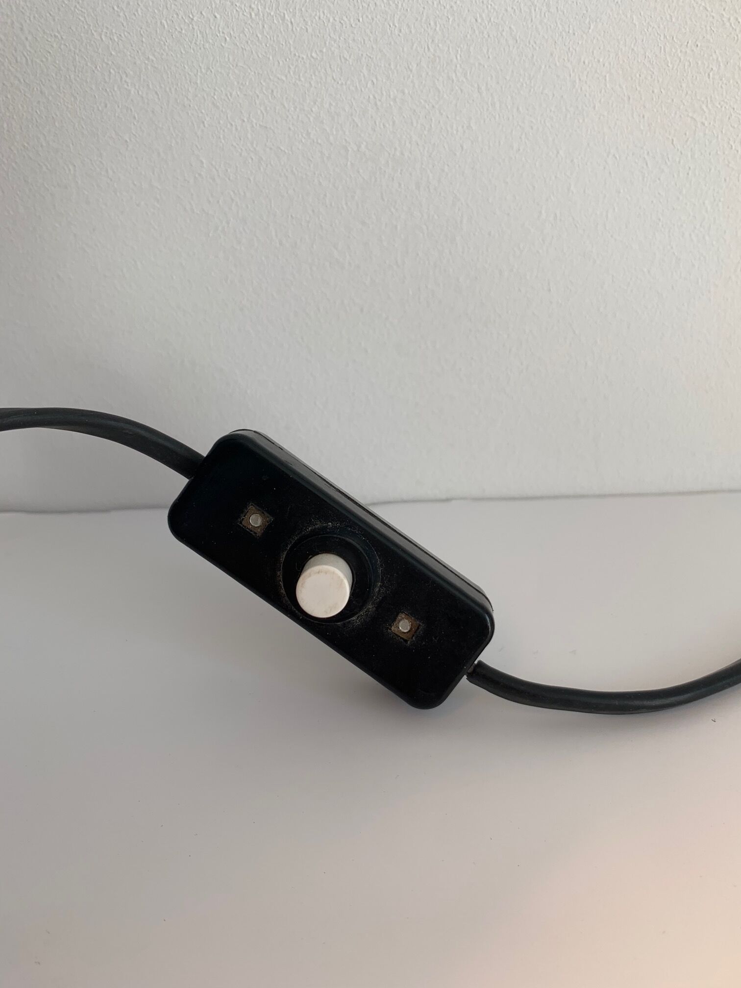 Vintage orange desk lamp