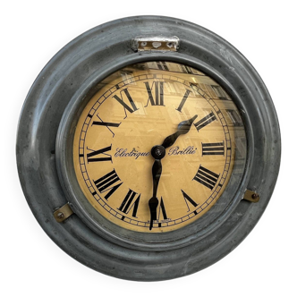 Horloge de gare en zinc,  Brillié, 1920