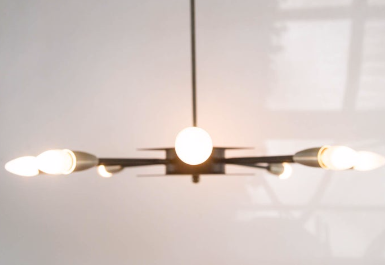 Xxl 8 arm vintage 80s spider luster