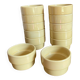 Set of 12 high-resistance stoneware ramekins.