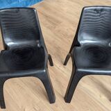 Paire de Chaises Kartell 4850 Castiglioni Gaviraghi Lanza