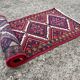 Vintage hand-knotted Hamadan runner rug from the 1960s.