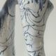 Sculptural ceramic vase Alpho (Alphonse Mouton) 24 cm