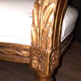 Louis XVI living room in gilded wood