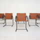 Set of six "Cirkel 1" dining chairs by Karel Boonzaaijer &amp; Pierre Mazairac for Metaform, The Net