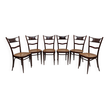 Chaises Thonet en hêtre cintré néo-napolitain du début du 20e siècle Sautto&Liberale