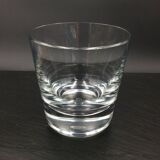 Crystal vase signed Baccarat France deco design vintage