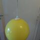 Vintage suspension 70'S in yellow opaline