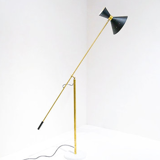 Lampadaire italien noir