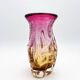 Vase Studio Glass Josef Hospodka Chribska Sommerso Feuille Argent
