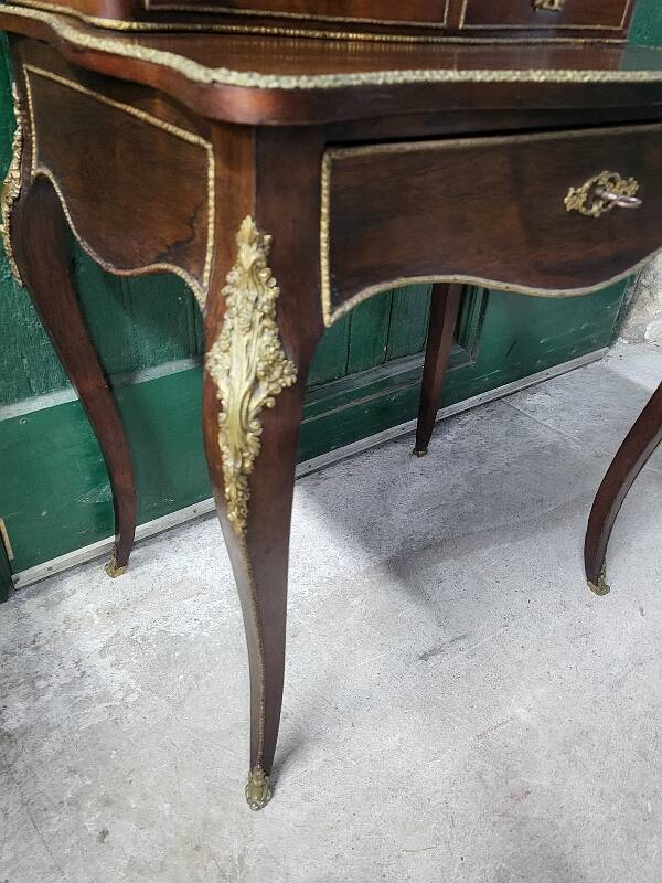 19th century rosewood stepped writing desk