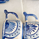 Quimper porcelain tea or coffee service signed Henriot from 76