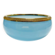 Sky blue opaline glass bowl