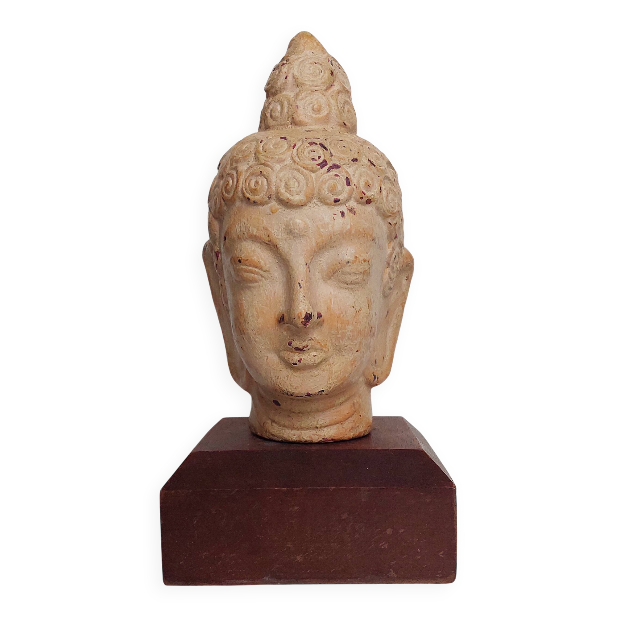 Terracotta Buddha Head