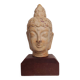 Tête de Bouddha en terre cuite