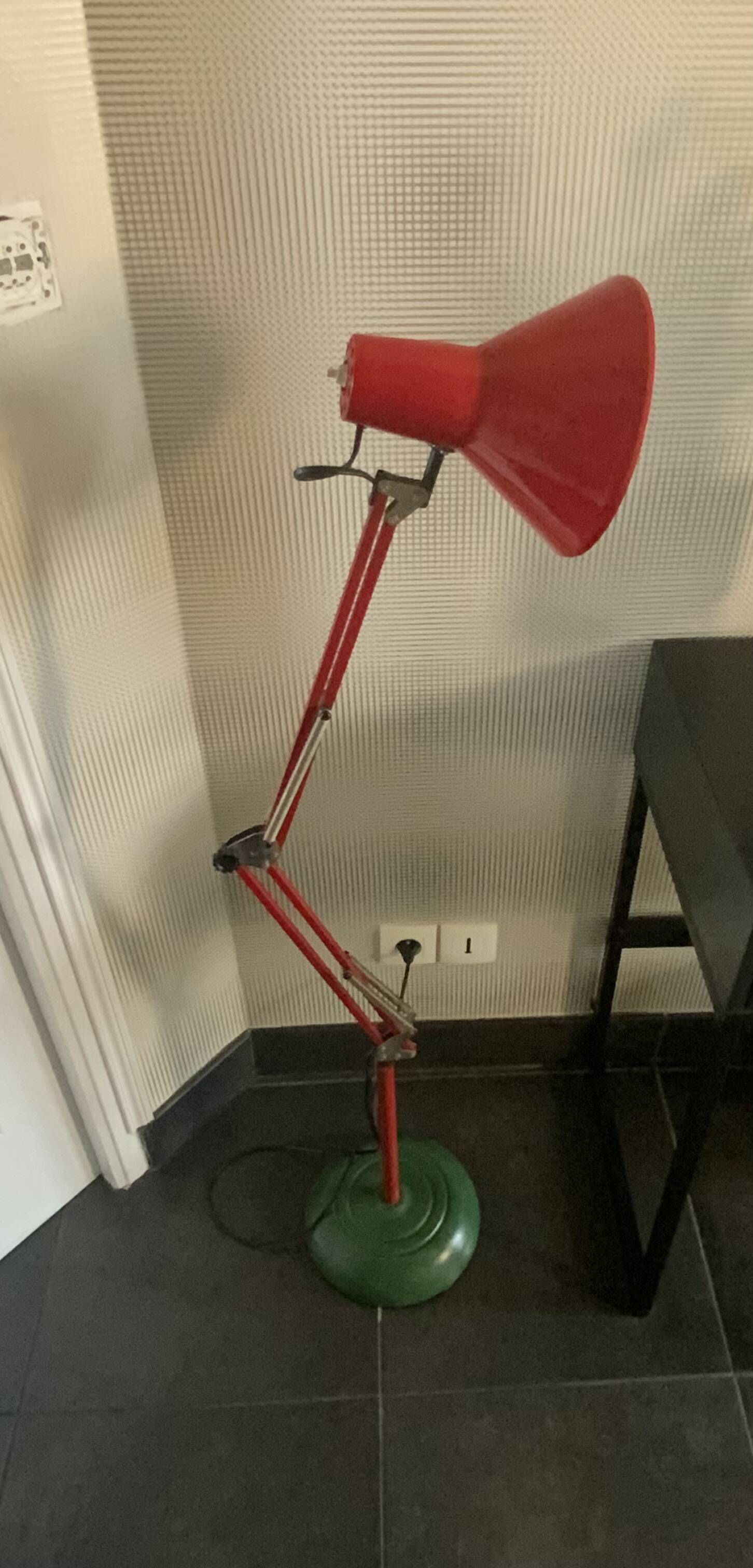 Vintage industrial floor lamp