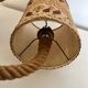 Large rope wall lamp