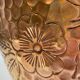 Large planter by villedieu in brass 1970s - 1980s